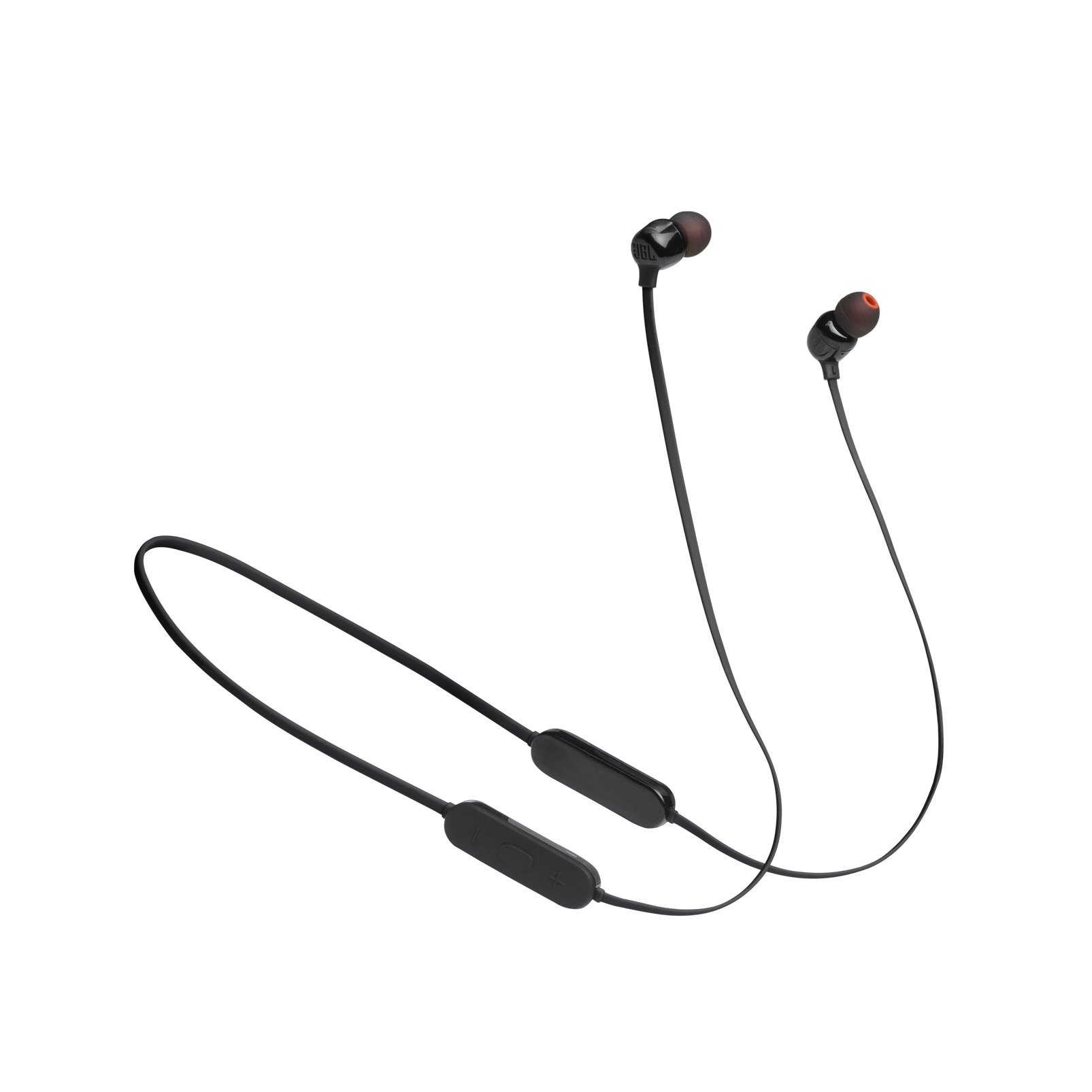 JBL Tune 125BT Black In-Ear Bluetooth Headphones + 3-Button Remote + Tangle-free Magnetic Cable + 16-hour Battery